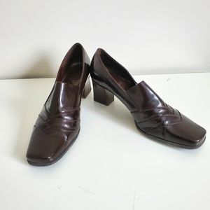 3/$20 FRANCO SARTO | Heeled Dark Maroon 9.5M